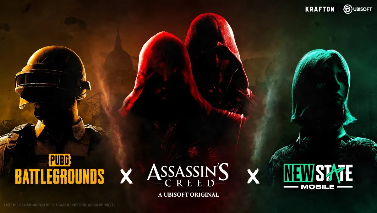 KRAFTON × Ubisoft collaboration — one of several global partnership activations designed to extend reach beyond the existing PUBG fanbase